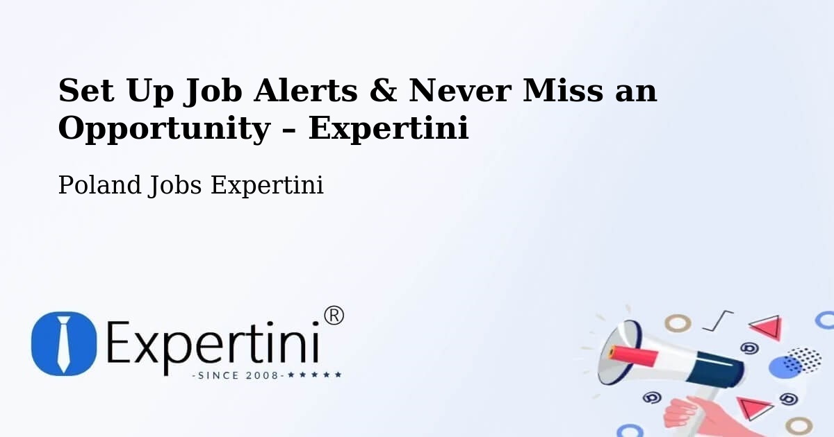 Job Alerts Guide – Get Notified About New Jobs in Bukowsko - Bukowsko, Poland Jobs Expertini